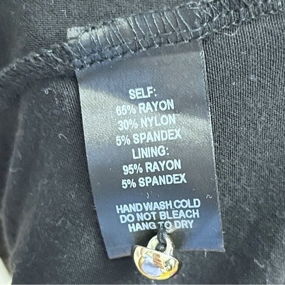 Lulu’s Halter Open Back Lace Trim Little Black Skater Dress Small - Picture 8 of 8